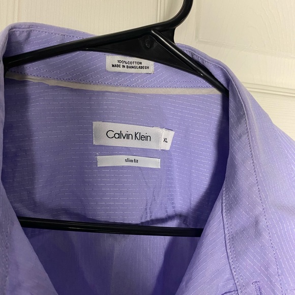 Calvin Klein Slim fit button down shirt XL - Picture 3 of 7